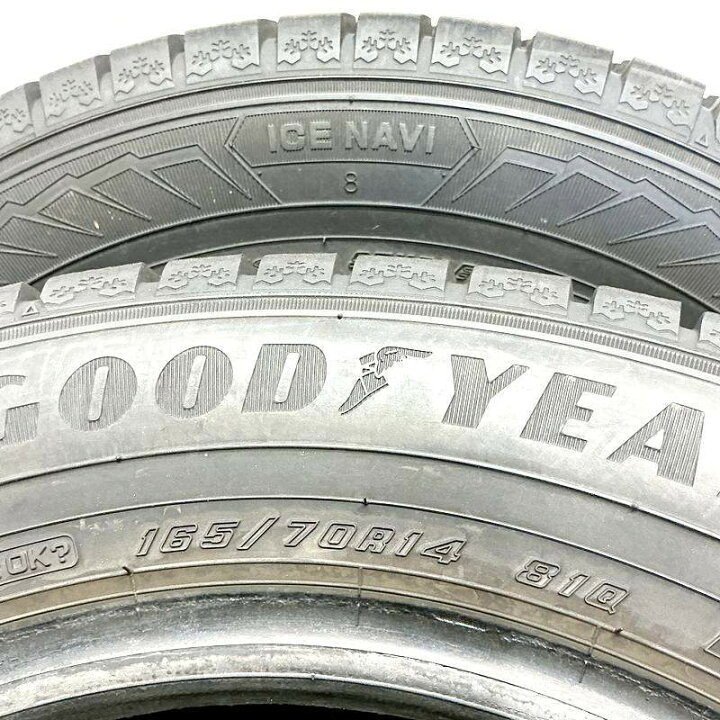 楽天市場】中古 165/70R14 グッドイヤー アイスナビ 8 4本セットアクア 