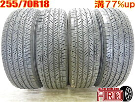 255/70R18 BRIDGESTONE DUELER H/T 685 中古 夏タイヤ 4本セットジープ ラングラー リンカーン ナビゲーター トヨタ タンドラ など中古タイヤ ノーマルタイヤ サマータイヤ 18インチ