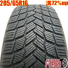 【20日限定ポイント10倍!!】中古 205/65R16 MICHELIN X-ICE SNOW 冬タイヤ 1本 単品アルファード エスティマ スカイライン ティアナ CR-V インスパイア中古タイヤ スタッドレスタイヤ 16インチ