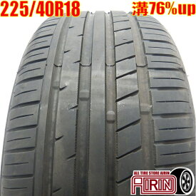 中古 225/40R18 ジーテックス HP2000 vfm 1本 単品レクサスIS インプレッサG4 インプレッサスポーツ ベンツAクラス CLKクラス カローラ中古タイヤ タイヤ 18インチ