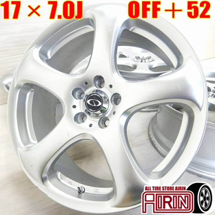 楽天市場】中古 17インチ アルミ glitzer 4本セットインプレッサ  