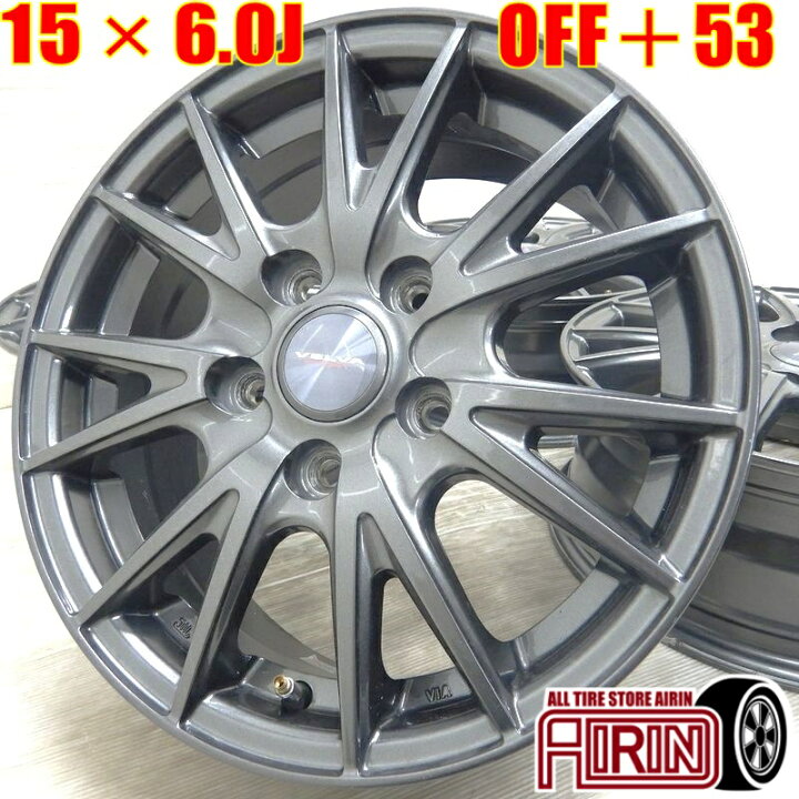 楽天市場】中古 15インチ アルミ Weds VELVA SPORT ヴェルバ スポルト 