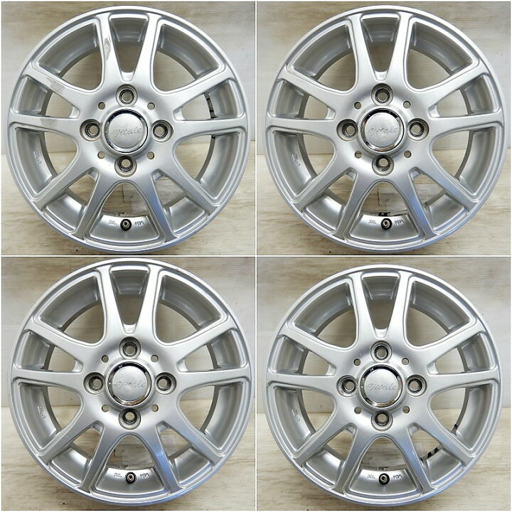 楽天市場】中古 13インチ アルミ Uitaee 4本セットプレオプラス 