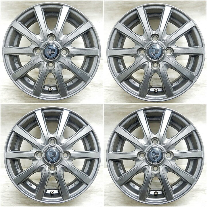 楽天市場】中古 13インチ アルミ Clarre 4本セットモコ ルークス 