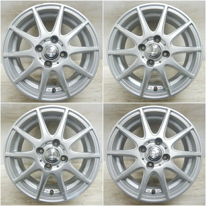 楽天市場】中古 14インチ アルミ VORS 4本セットアクア ヴィッツ 