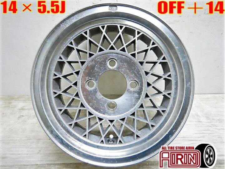 楽天市場 Gw特別10 ｸｰﾎﾟﾝ有 5 9より順次発送 中古 14インチ アルミ Enki Mag 1本単品シルビア ローレル ブルーバード フェアレディ セリカ インスパイア 旧車系アルミホイール 中古アルミホイール 中古ホイール 中古ホイル 社外ホイール 社外ホイル ホイール ホイル