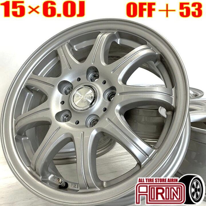 楽天市場】中古 15インチ アルミ LAYCEA レイシア 4本セットストリーム 