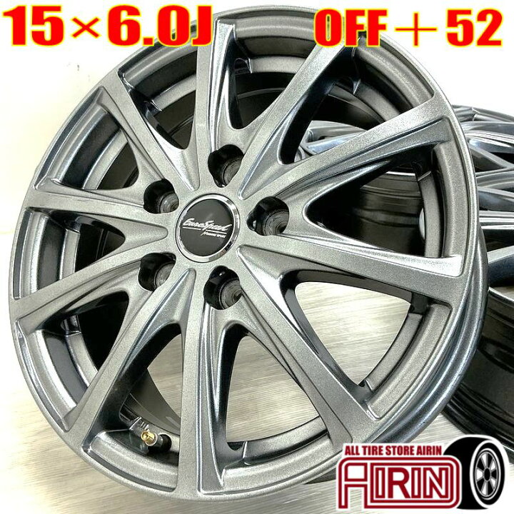 楽天市場】中古 15インチ アルミ EuroSpeed ユーロスピード 4本セット 