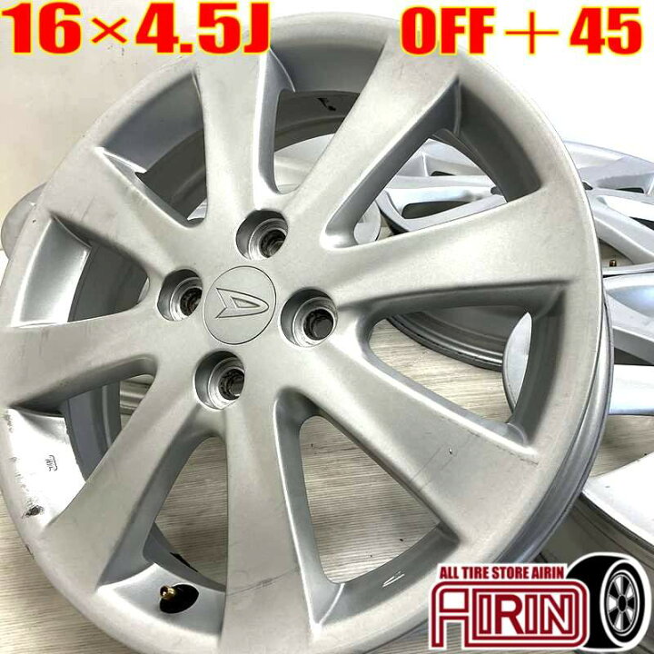 楽天市場】中古 16インチ アルミ ダイハツ ムーヴ 4本セットコペンGR 