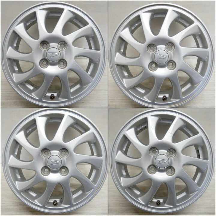 楽天市場】中古 15インチ アルミ ダイハツ ムーヴコンテ 純正 4本 