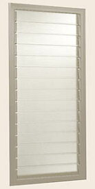 【個人宛追加送料なし】アルミサッシ NCVオペラ　ガラスルーバー窓　呼称03603【LIXIL】【リクシル】【トステム】【マド】【ガラス窓】【装飾窓】【単板（一枚）ガラス】