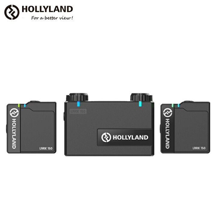 楽天市場】ブラック Hollyland Lark 150 DUO ワイヤレスマイク 2.4GHz 