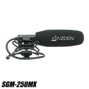 AZDEN �A�c�f�� �K���}�C�N SGM-250MX �v���t�F�b�V���i�� �R���p�N�g �V�l�}�}�C�N���z�� Mini-XLR�[�q