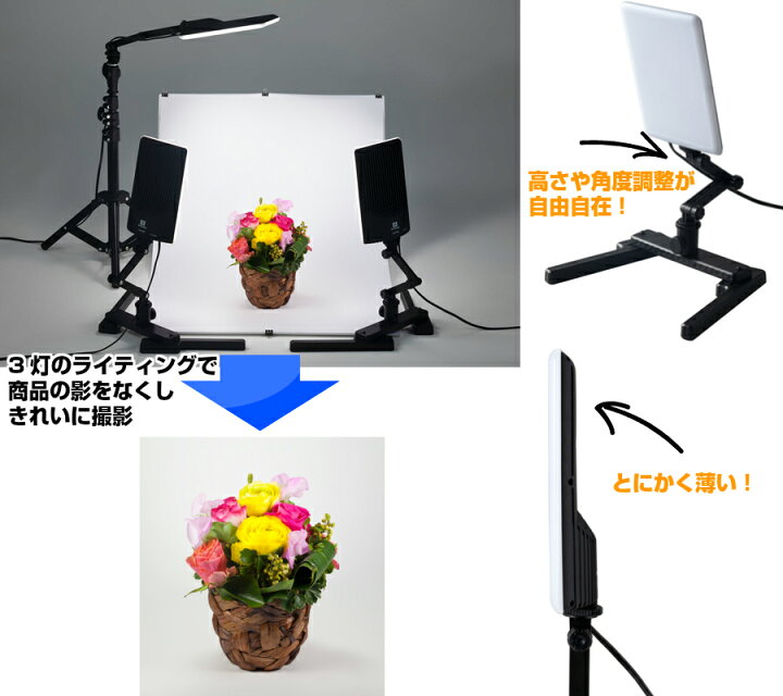 楽天市場】サンテック LEDシューティングライト CN-T96 3灯キット : ALLCAM