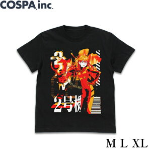 EVANGELION エヴァ2号機 アシッドグラフィックスTシャツ 黒 M L XL サイズ 公式 COSPA 新世紀エヴァンゲリオン アスカ
