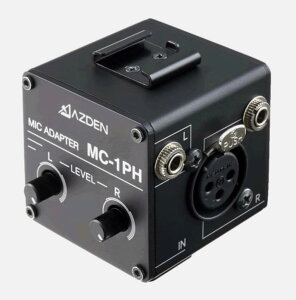 AZDEN �A�c�f�� MC-1PH �R���p�N�g�}�C�N�A�_�v�^�[ �t�@���^���d�������@�\�t �u���b�N