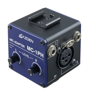 AZDEN �A�c�f�� MC-1PH(ltd) �R���p�N�g�}�C�N�A�_�v�^�[ �t�@���^���d�������@�\�t 70���N�L�O���f������J���[