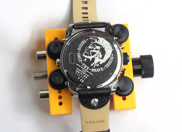 【工具】 大型スクリューバック用 腕時計固定バイス