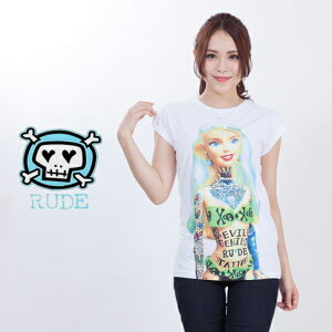 Rude ���[�h ���f�B�[�X T�V���c ���� �v�����g T�V���c Plastic rlt-pla-151564