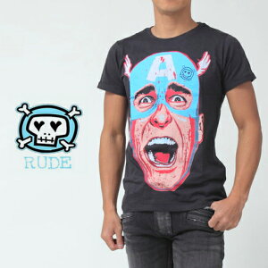 �y�N���A�����X�Z�[���z�yCLEARANCE�zRude ���[�h �����Y T�V���c ���� �v�����g T�V���c Capitan 20151668