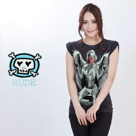 【楽天スーパーセール】Rude ルード レディース Tシャツ 半袖 プリント Tシャツ WINGS l-wings