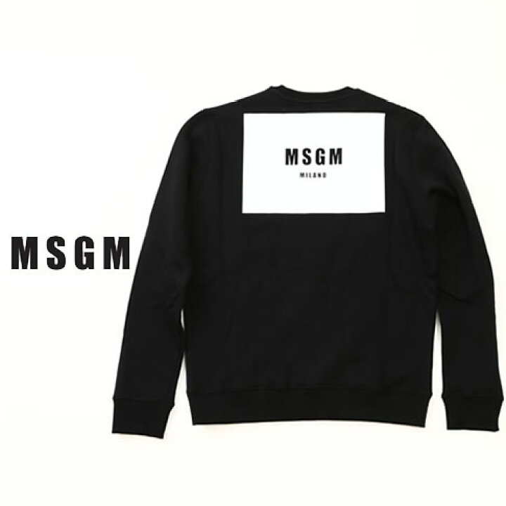 楽天市場】MSGM エムエスジーエム スエットトレーナー スウェット  