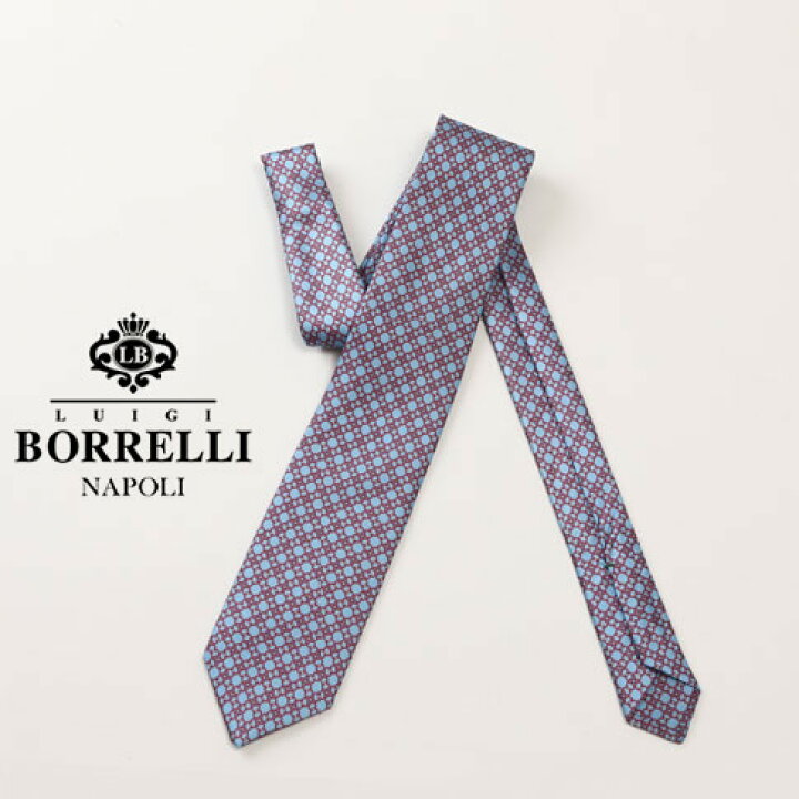 楽天市場】Luigi Borrelli ルイジ ボレッリ ネクタイ 花柄プリントタイ 