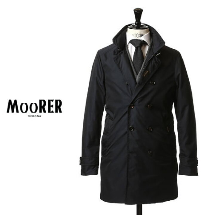 楽天市場】MOORER / ムーレー メンズ ダブルブレスト スプリングコート 