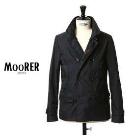 【アウターセール】【CLEARANCE 2024】【国内正規品】MOORER / ムーレー メンズ ダブルブレスト スプリング ジャケット NABUCCO KM1 BLU ネイビー 434-91803-76