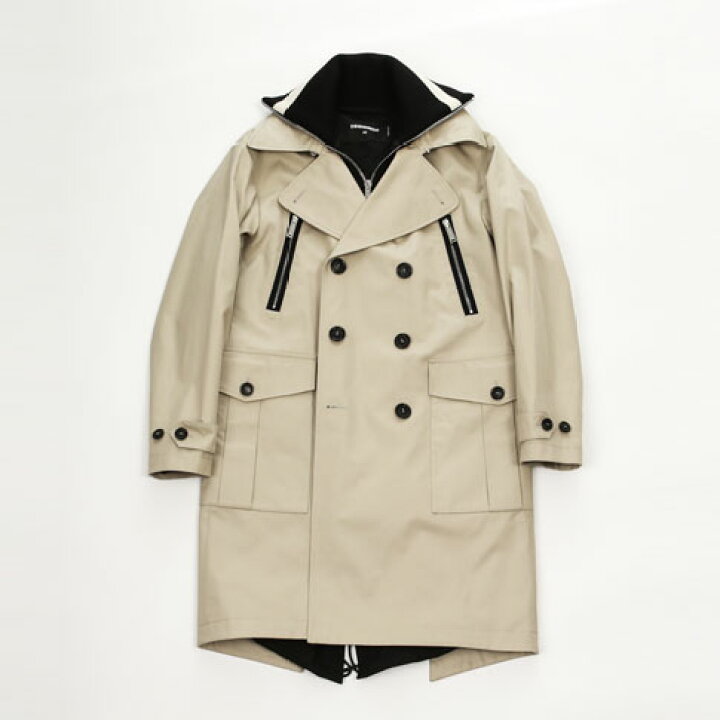 楽天市場】ディースクエアード / DSQUARED2 / トレンチコート Hybrid  
