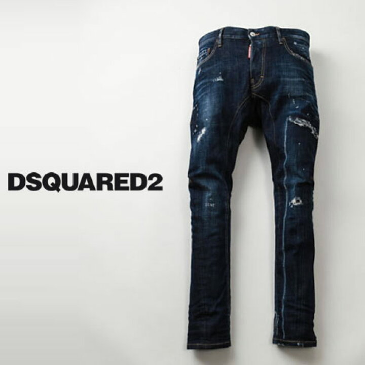楽天市場】DSQUARED2 ディースクエアード メンズ TIDY BIKER JEAN  
