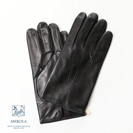 【CLEARANCE 2024】メローラ / MEROLA GLOVES メローラ 手袋 国内正規別注品 新作限定メローラ グローブ ラムナッパxカシミアライナー ハンドメイド手袋 ダークネイビー me129001-80