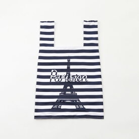 MAISON KITSUNE メゾンキツネ PARISIEN TOWER STRIPES NYLON BAG 男女兼用 トートバッグ ネイビーストライプ GU06125WQ40008