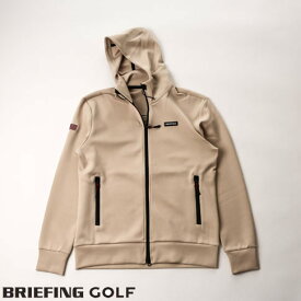 【あす楽】【送料無料！】ブリーフィング ゴルフ BRIEFING GOLF メンズ 3Dロゴ パーカー 立体BRIEFINGロゴ MENS 3D LOGO PARKA ベージュ bbg231m11-021