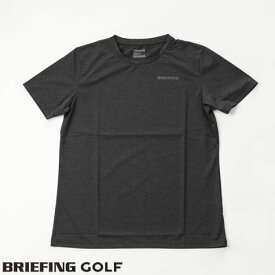 【楽天スーパーセール】【あす楽】【送料無料！】ブリーフィング ゴルフ 半袖 メンズ Tシャツ クルーネック ストレッチ MENS CARVICO BASIC T SHIRT BRIEFING GOLF ブラック bpg213m01-010
