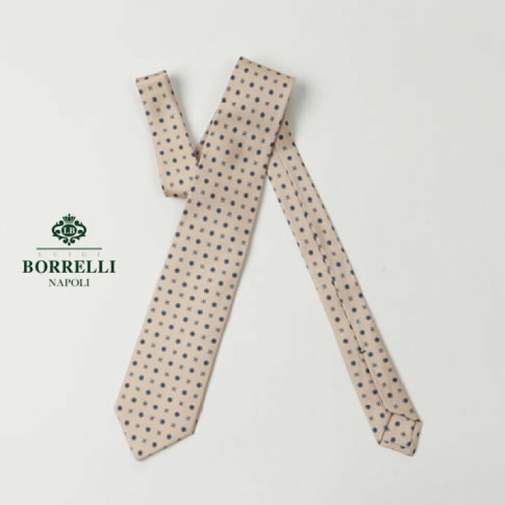楽天市場】Luigi Borrelli ルイジ ボレッリ ネクタイ ベージュ 