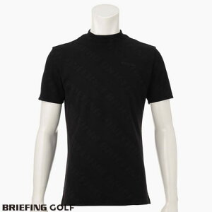yIzu[tBO St BRIEFING GOLF  bNlbN Vc ySHADOW COLLECTIONzSH MENS BIAS LOGO MOCK NECK ubN brg233m01-010