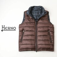 【NEYYEAR 2025-26 50％】HERNO / ヘルノ メンズ リバーシブル ダウンベスト ウルトラライトダウン 撥水…