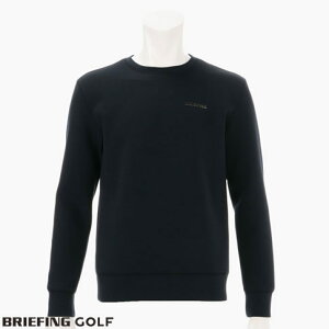 y20%zyIzu[tBO St BRIEFING GOLF MS WARM 3D LOGO CREW NECK Y EH[ 3DS N[lbN NAVY lCr[ brg223m49-076