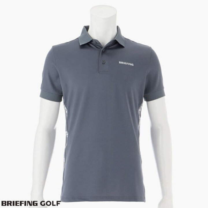 BRIEFING GOLF MS TOUR ポロシャツ（GRAY／M） ゴルフ｜シャツ