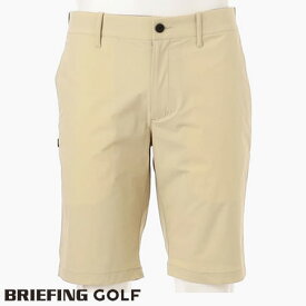 【あす楽】【送料無料】ブリーフィング ゴルフ BRIEFING GOLF MENS LOGO ELASTIC SHORT PANTS ショーツ ショートパンツ ベージュ BEIGE brg231m63-021