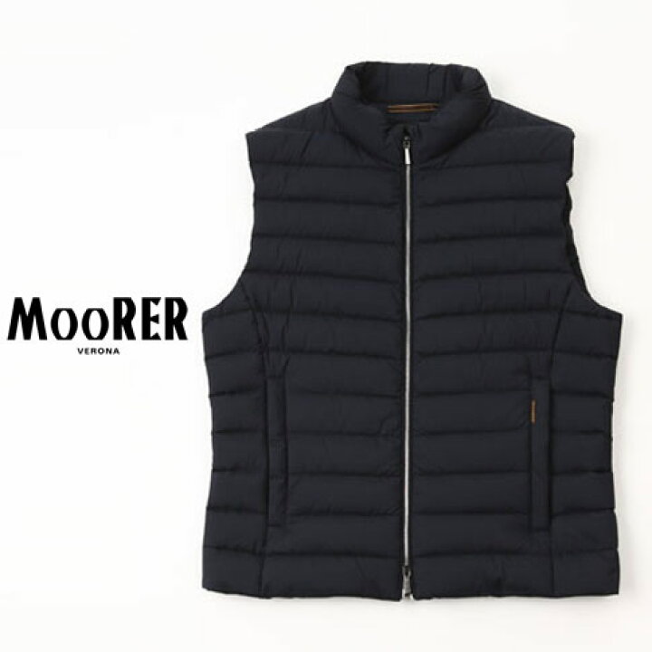楽天市場】MOORER ムーレー メンズ ライトダウンベスト CALAF S3 