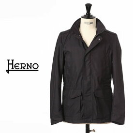 HERNO / ヘルノ メンズ M65 フィールドジャケット HERNO Field Jacket M65 ブラック fi000092u-9300