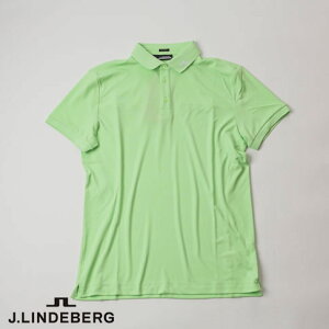 【送料無料!】定番人気NO.1 J.LINDEBERG GOLF(ジェイリンドバーグ ゴルフ)背面 JLバックブリッジ 切り替えポロシャツ REGULAR FIT POLO 4WAYストレッチ ライトグリーン 071-21341-022