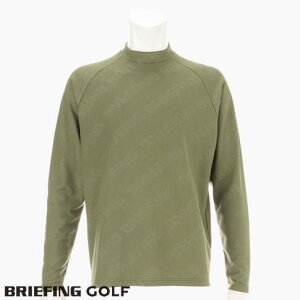 y21%zyIzu[tBO St BRIEFING GOLF nClbNVc I[o[TCY bVWK[hn BRIEFINGS CE MENS BIAS LOGO LS MOCK NECK RELAXED FIT I[u brg241m16-067