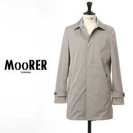 【楽天スーパーセール】MOORER / ムーレー メンズ ステンカラー スプリングコート VITTOR-TJ（ヴィトール） MARMO グレー 258-31115