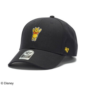 47uh Lbv fBYj[ N}̃v[ MVP ADJUSTABLE CAP NAVY 47BRAND DISNEY POOH