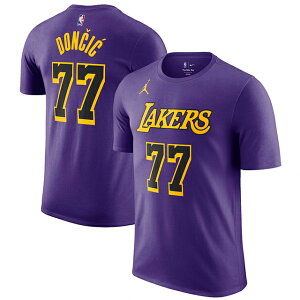 �C�O��� ���J �h���`�b�`���f�� �W���[�_���u�����h T�V���c 2024-25 STATEMENT EDITION NAME&NUMBER T-SHIRT PURPLE JORDAN BRAND ���T���[���X ���C�J�[�Y LOS ANGELES LAKERS LUKA DONCIC