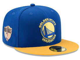 NEW ERA ゴールデンステイト ウォリアーズ 【2018 NBA FINALS 59FIFTY FITTED/RYL-GOLD】 ニューエラ GOLDEN STATE WARRIORS [18_5_5NBA18_6_2 2018 NBA FINALS BIG_SIZE]