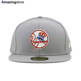 40％OFF！ ニューエラ キャップ 59FIFTY ニューヨーク ヤンキース MLB 1946 COOPERSTOWN TEAM BASIC FITTED CAP GREY NEW ERA NEW YORK YANKEES 帽子 グレー BIG_SIZE 23_9RE_0912